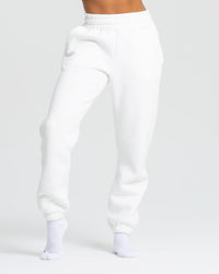 Comfort Oversized Joggers | Pure White