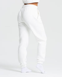 Comfort Oversized Joggers | Pure White