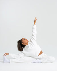 Comfort Oversized Joggers | Pure White