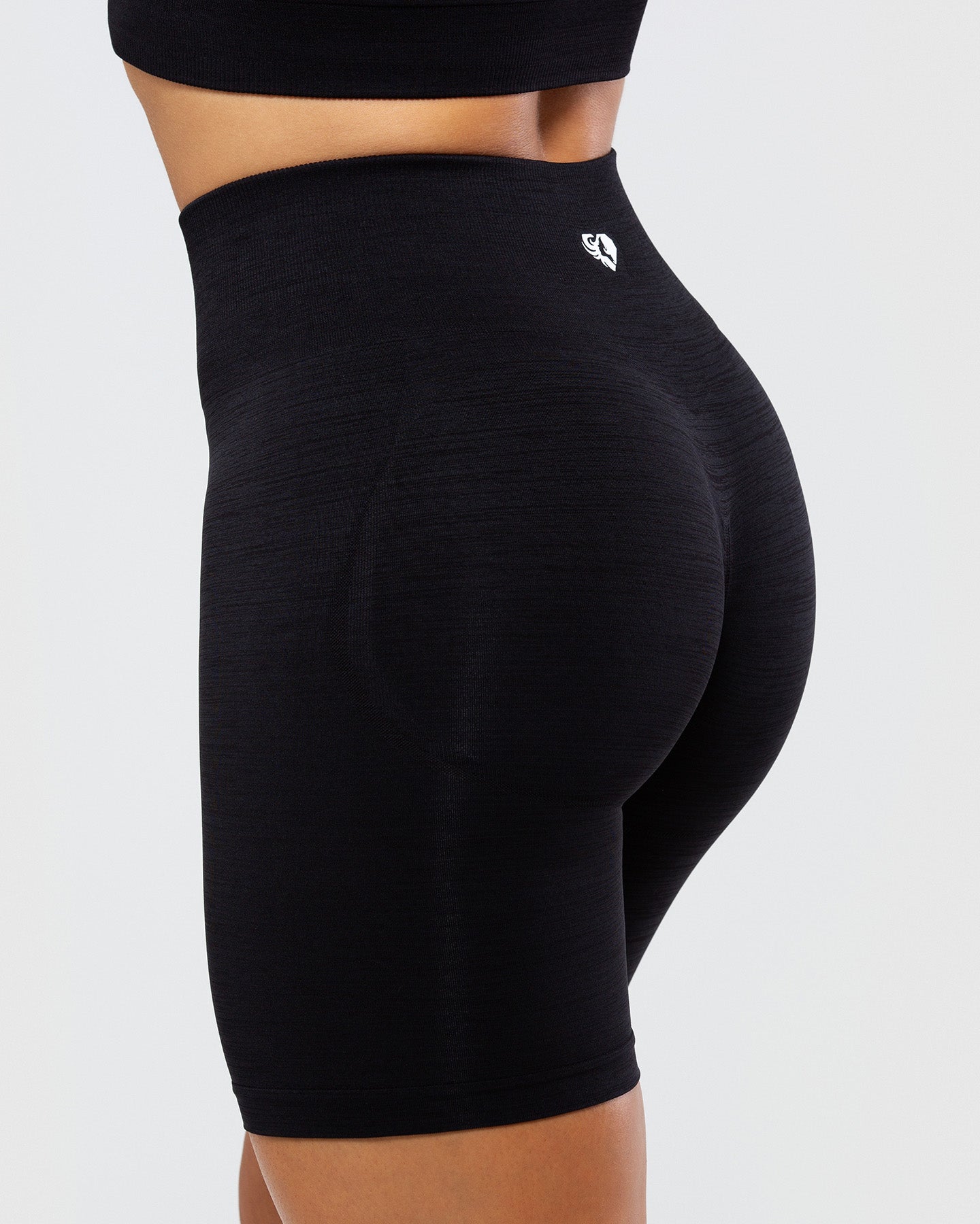 Black Scrunch Bum Cycling Shorts Women's Best US