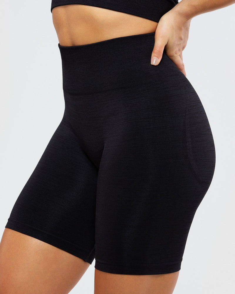 Black Scrunch Bum Cycling Shorts Women's Best US