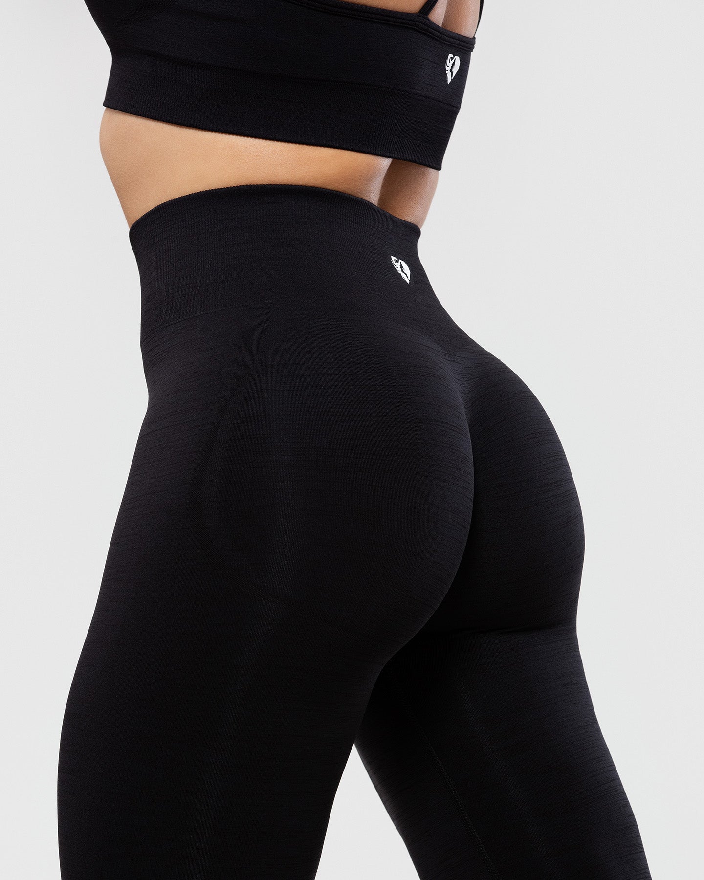 Black Scrunch Bum Leggings Seamless Women's Best US