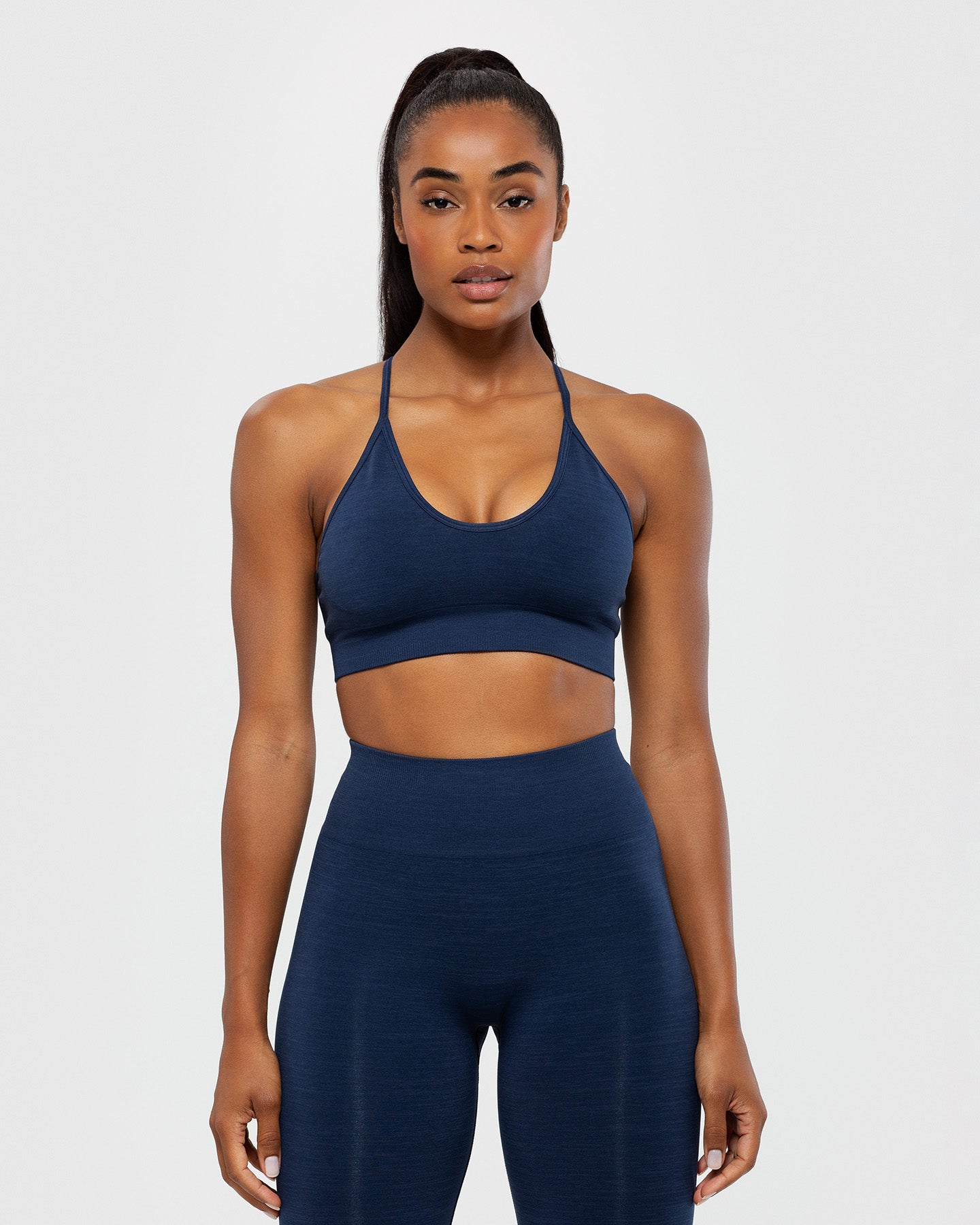 Seamless Racerback Bra - Sapphire Blue| Women's Best UK