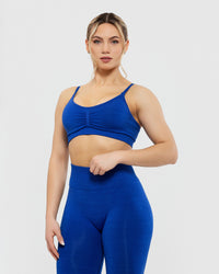 Define Scrunch Seamless Bralette | Galactic Blue