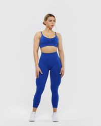 Define Scrunch Seamless Bralette | Galactic Blue