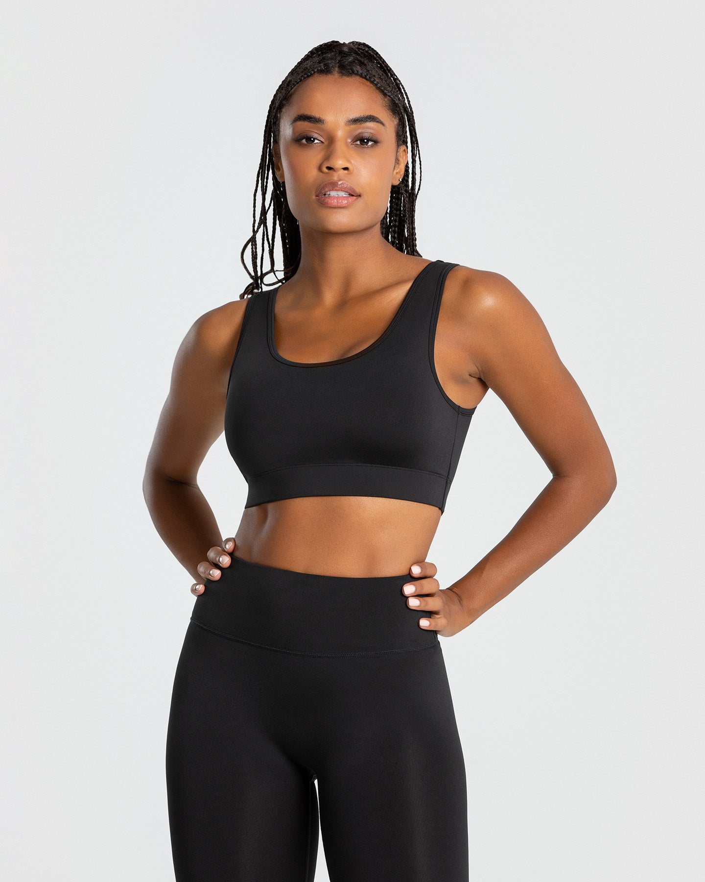 Black Sports Bra - Low To Medium Support 