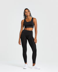 Essential Sports Bra | Black