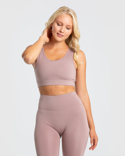 Essential Sports Bra | Taupe