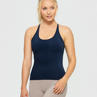 Essential Built-in Bra Tank | Sapphire Blue
