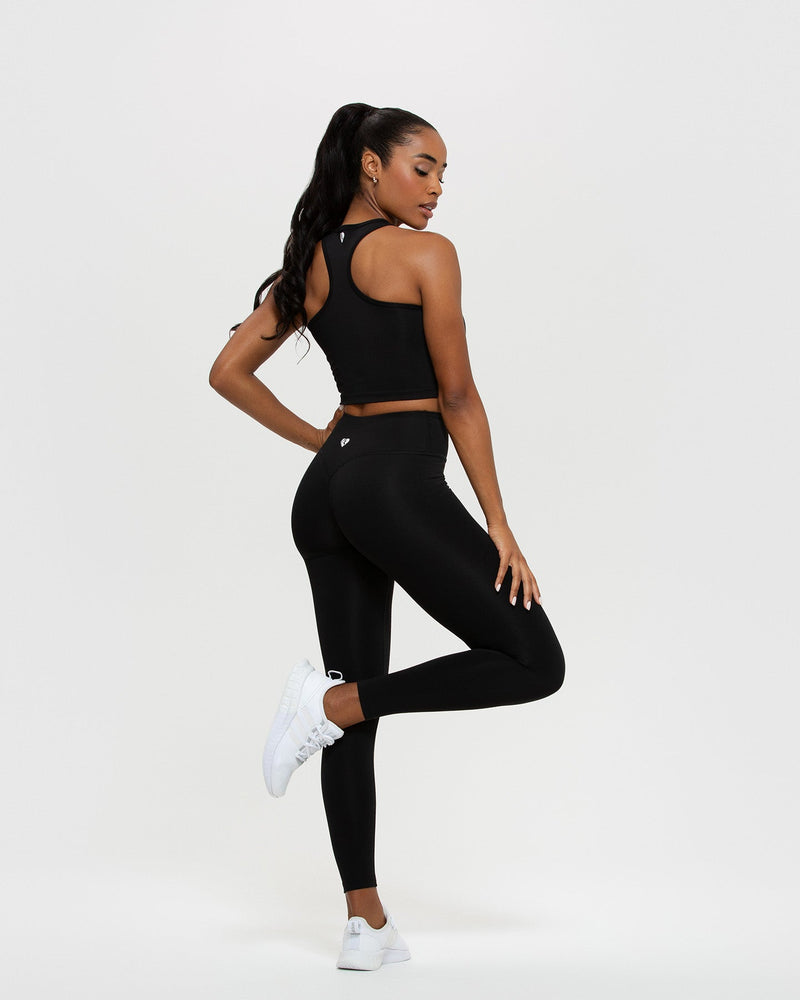 New Balance Essentials Botanical Legging Black  Women \ Women's clothing \  Leggings Brands \ #Marki - 4 \ New Balance