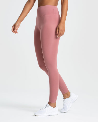 Dusty Pink Gym Leggings, Women's Fashion, Bottoms, Jeans