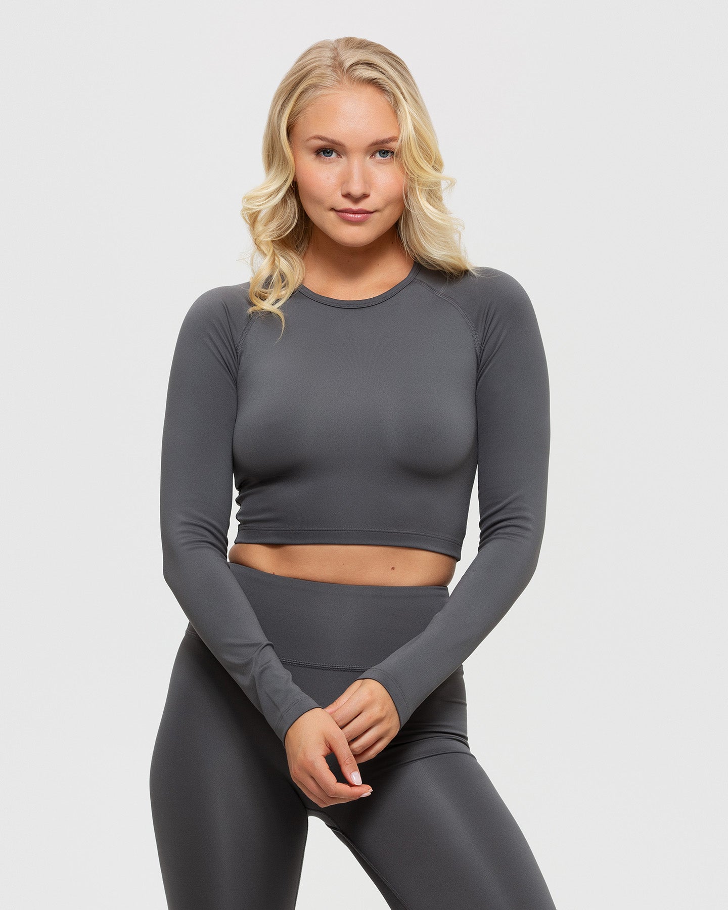 dri fit long sleeve crop top
