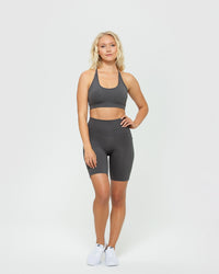 Essential Scoop-Neck Bralette | Graphite