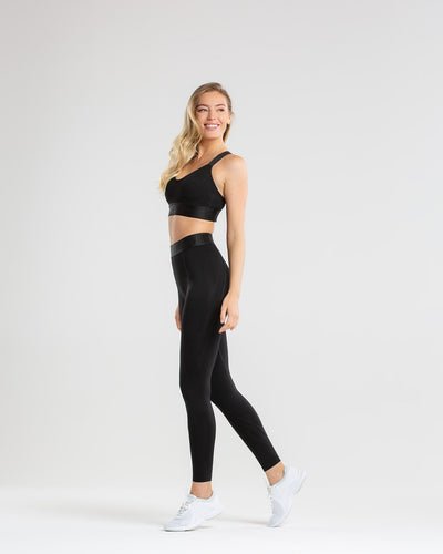 V Pop Jade High Waist Gym Tights - Squat Proof and Comfortable