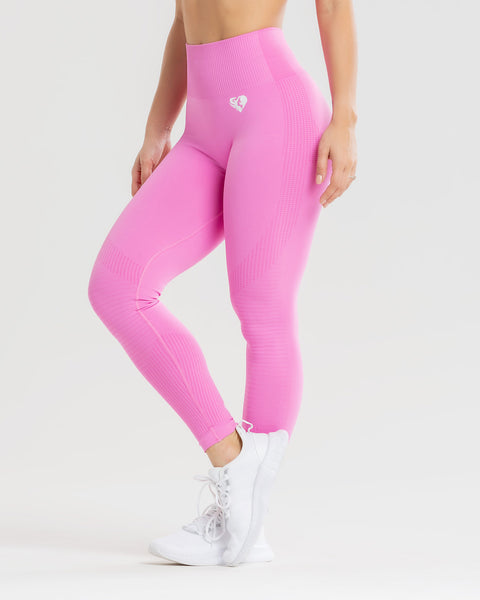 Women's leggings Zelym - FLUO PINK Pink - E24