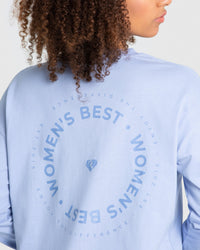 Comfort Oversized Long Sleeve T-Shirt | Powder Blue