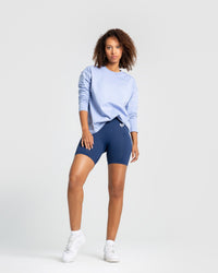 Comfort Oversized Long Sleeve T-Shirt | Powder Blue