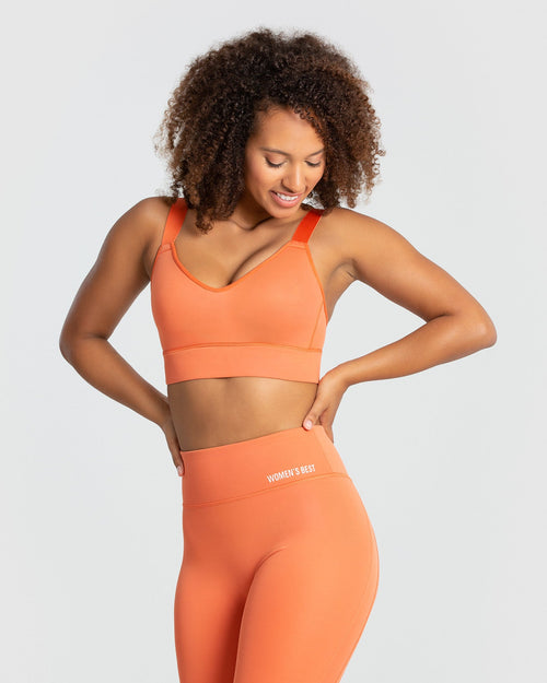 Sports Bra High Impact for Large Bust Sporty Seamless Sports Bras Workout  for Women Skimpy Sexy High Support Running Orange : : Clothing,  Shoes & Accessories