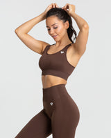 Women's Best NWT $35 [ Small ] Power Seamless Sports Bra in Dark Oak Brown  #5849 - $30 (14% Off Retail) New With Tags - From Naomi