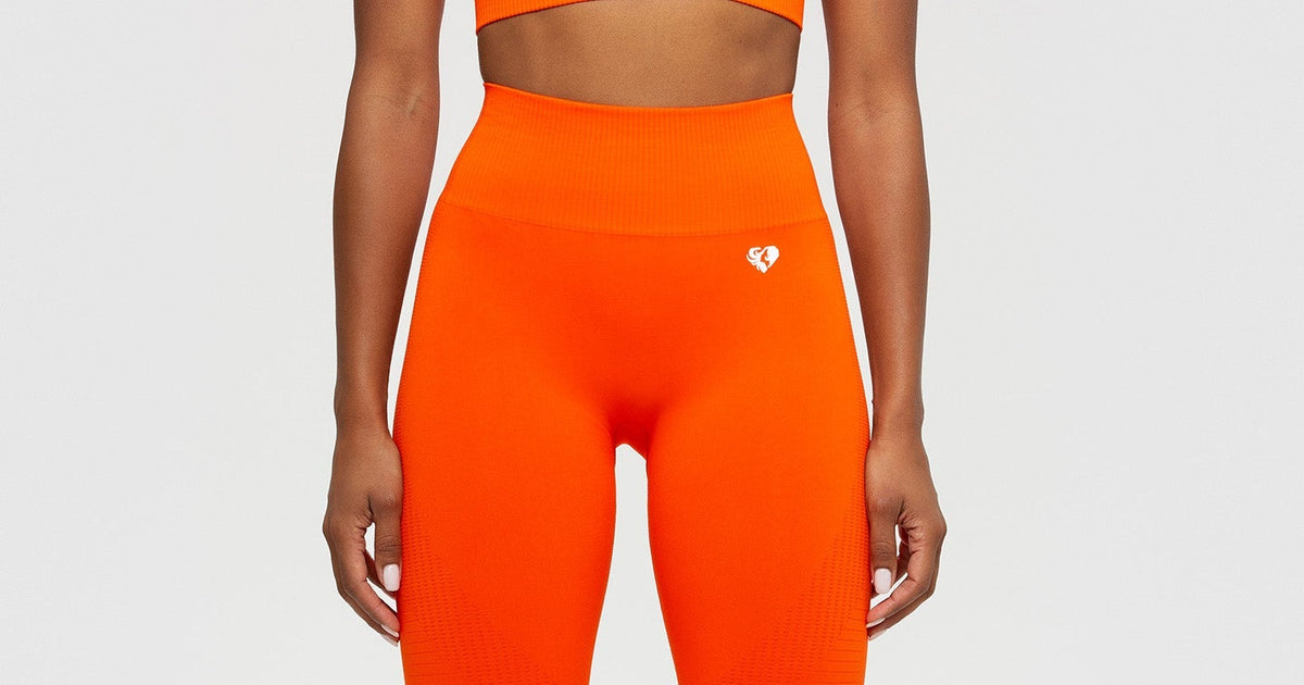 Gymshark Element Baselayer Legging - Sunburst Orange