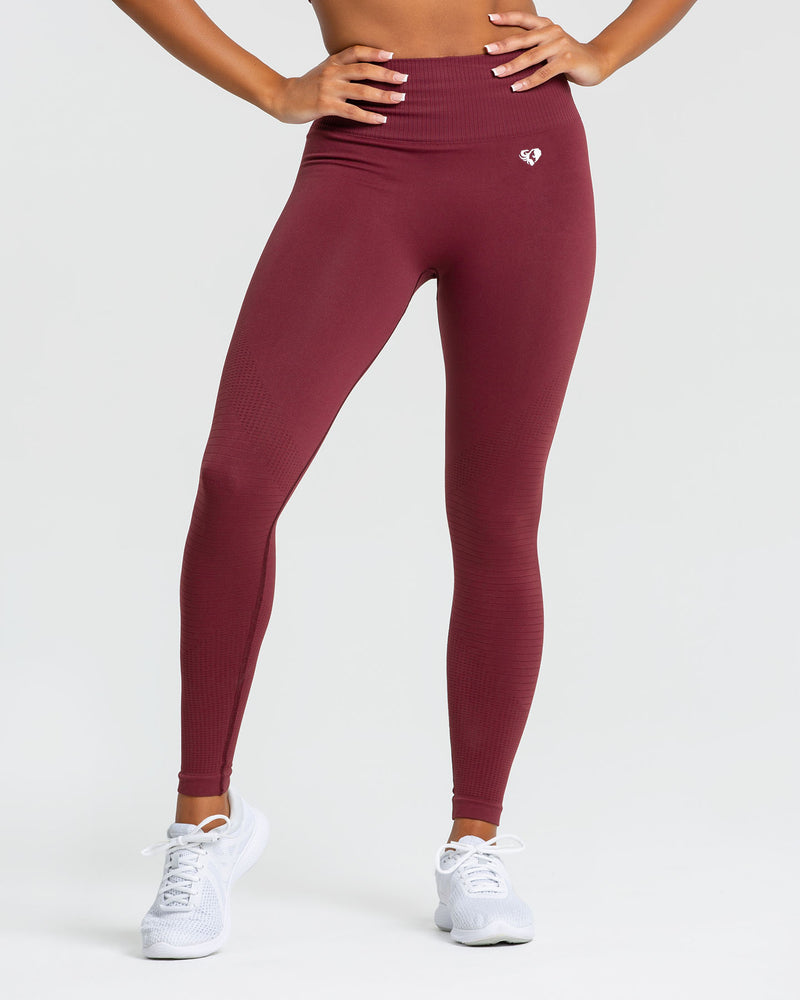 Women's Gymshark Sports tights, size 42 (Burgundy)