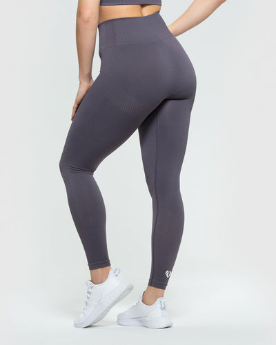 HIIT Seamless Leggings In Textured Charcoal-Grey for Women