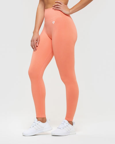 Made by Johnny Women's Peached Front Seamless Leggings with Side Pocket  Full-Length Yoga Pants XL ICE_BLUE