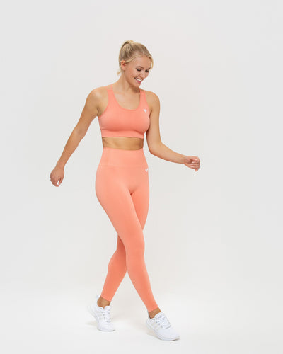 CA, Women's Fitness - Wrap Tank - Peach