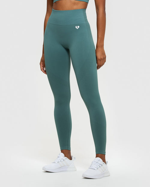 Gymshark Vital Seamless 2.0 Leggings - Dark Green Marl  Gym clothes women,  Seamless clothing, Seamless leggings
