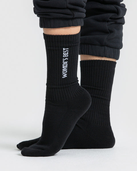 Crew Socks (1PK) | Black Medium