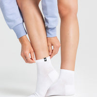 Quarter Socks (1PK) | White